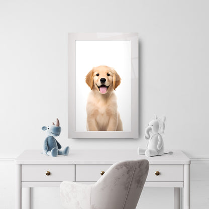 Yavru Köpek Çocuk Odası Cam Tablo