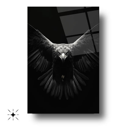 Kara Kartal Cam Tablo