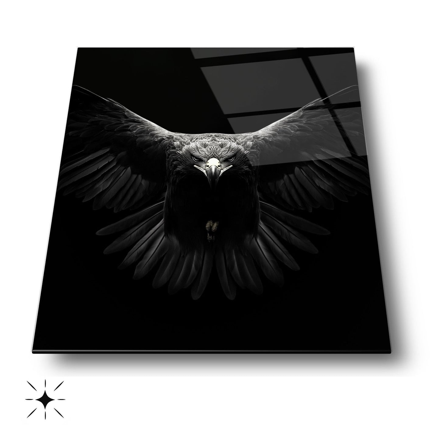 Kara Kartal Cam Tablo