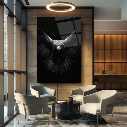 Kara Kartal Cam Tablo