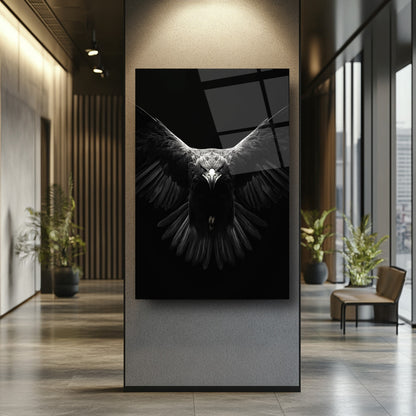 Kara Kartal Cam Tablo