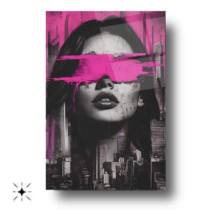 Kadın Model Cam Tablo