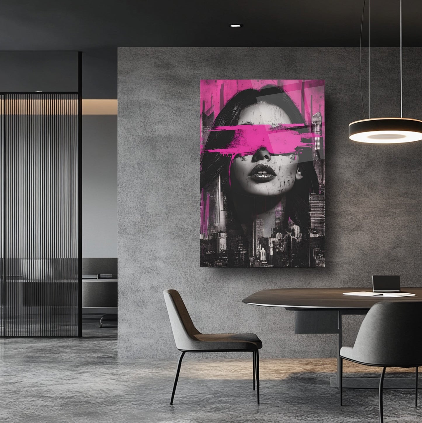 Kadın Model Cam Tablo