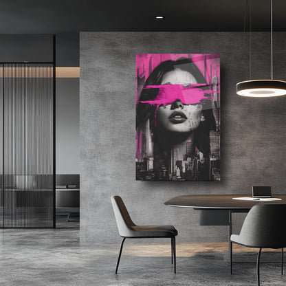 Kadın Model Cam Tablo