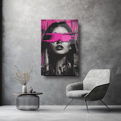 Kadın Model Cam Tablo