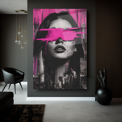 Kadın Model Cam Tablo