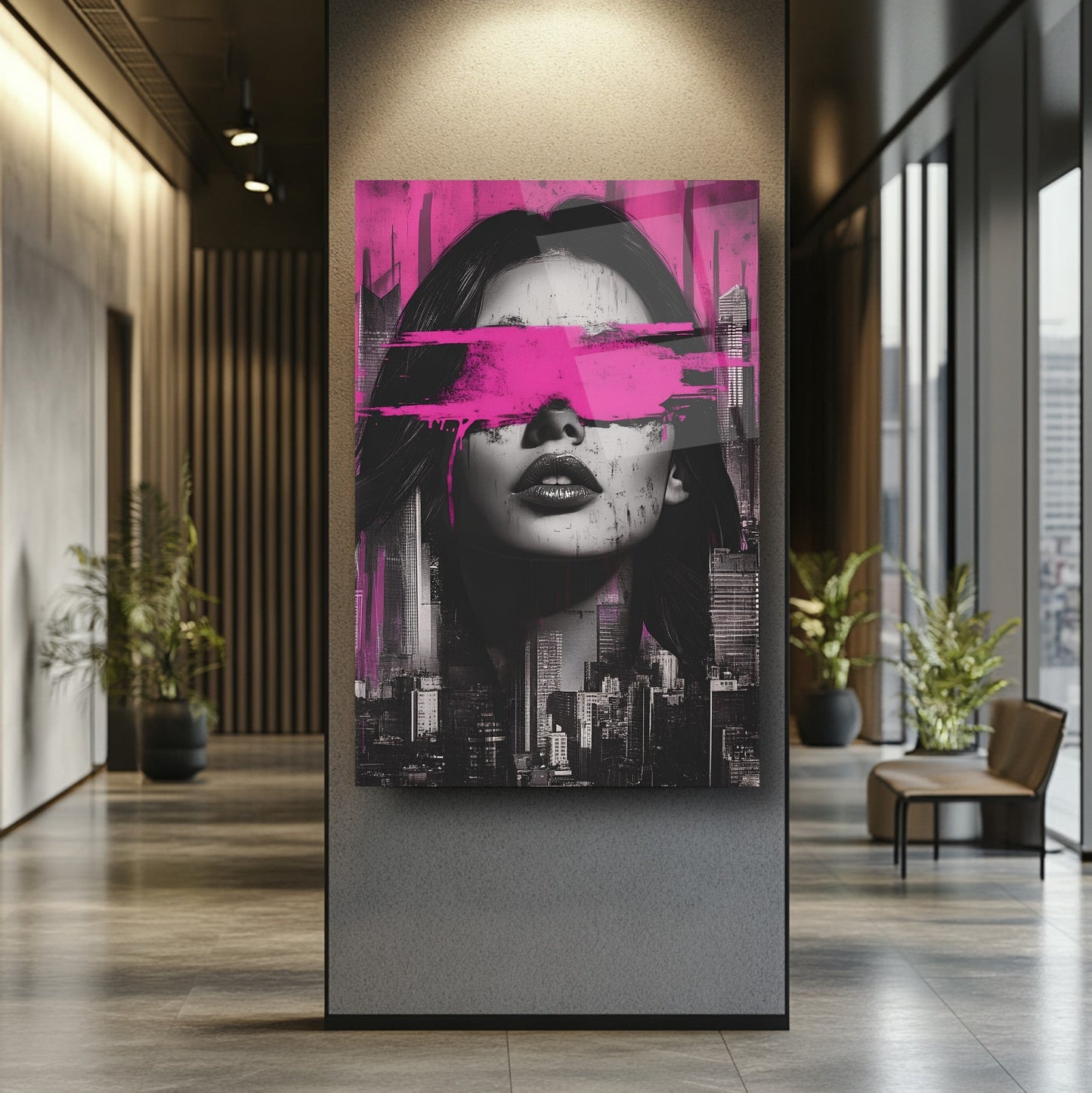 Kadın Model Cam Tablo