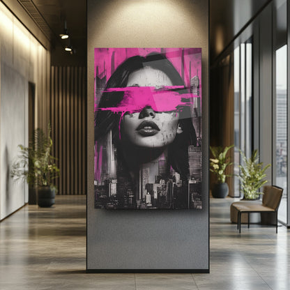 Kadın Model Cam Tablo
