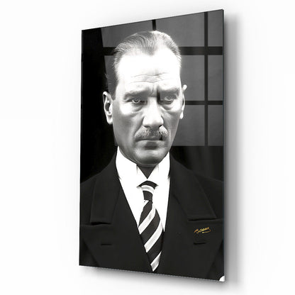 Atatürk Portresi Cam Tablo