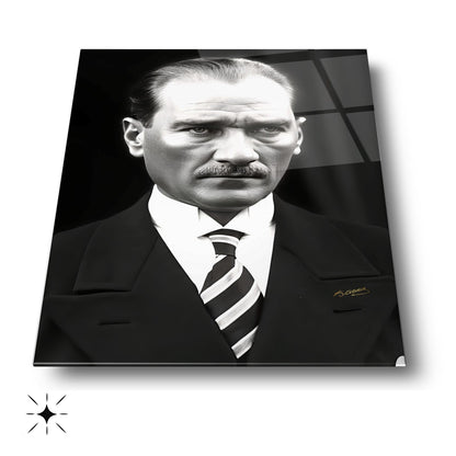 Atatürk Portresi Cam Tablo