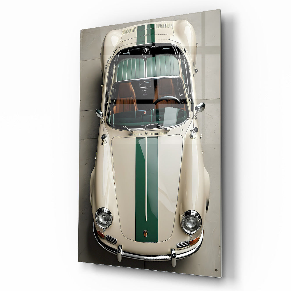 Spor Araba Cam Tablo