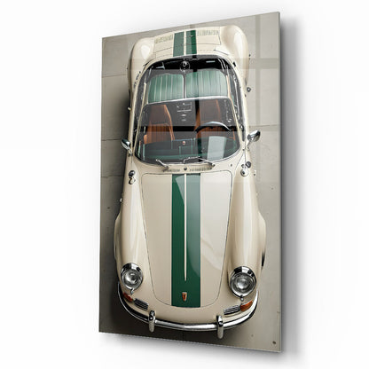 Spor Araba Cam Tablo