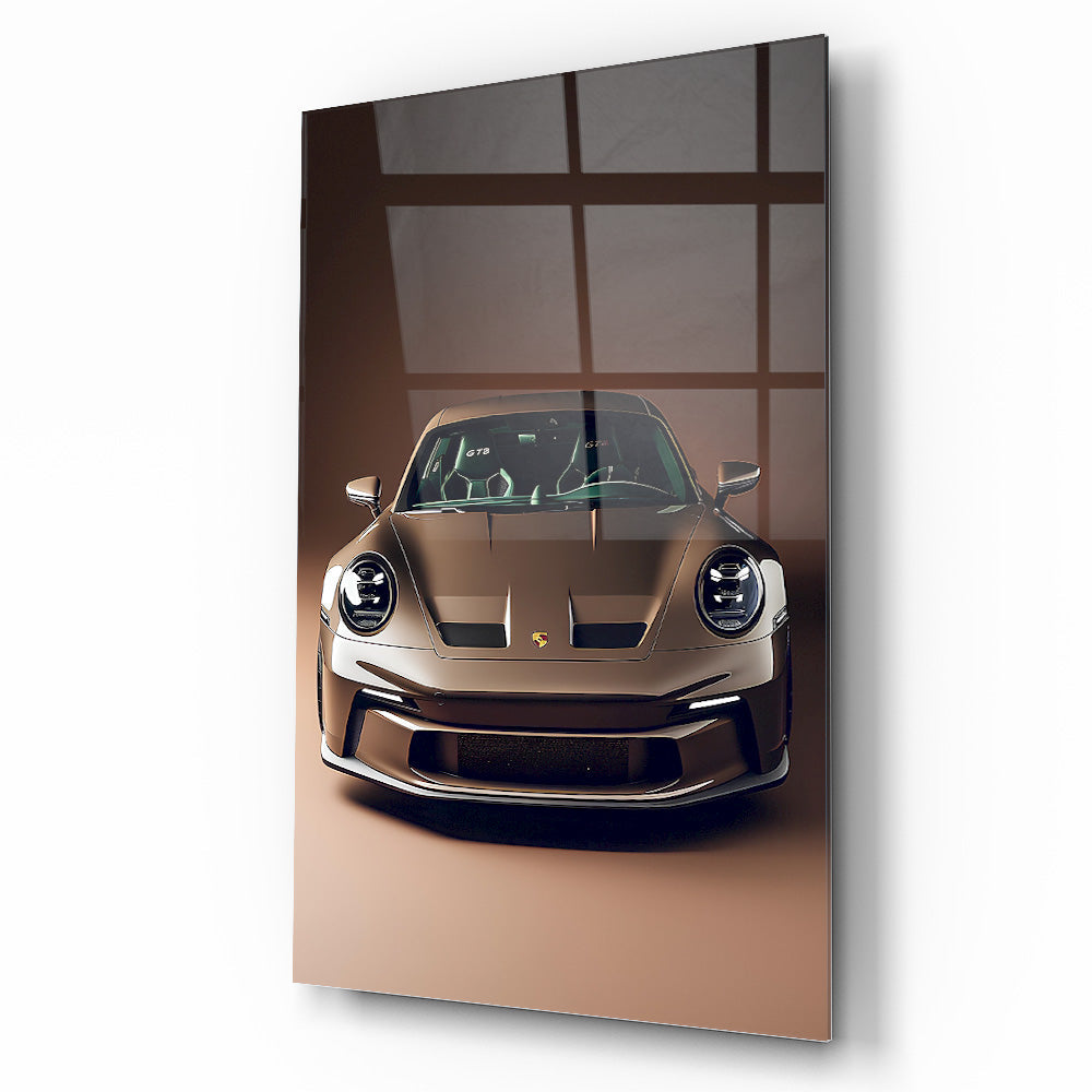 Spor Araba Cam Tablo