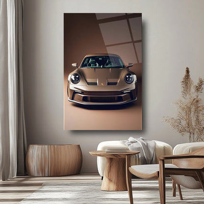 Spor Araba Cam Tablo