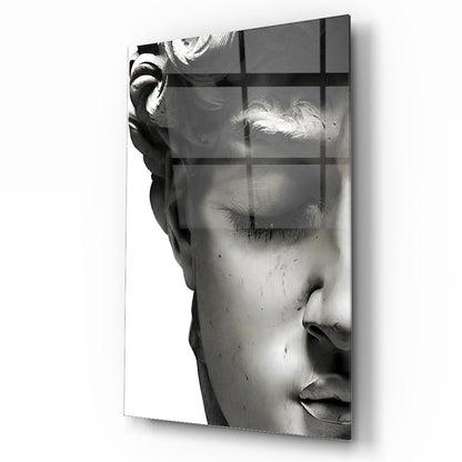 Davud Heykeli Cam Tablo