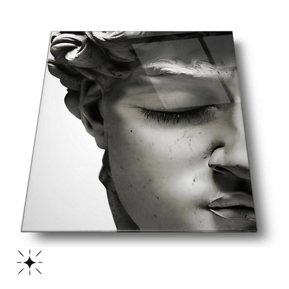 Davud Heykeli Cam Tablo