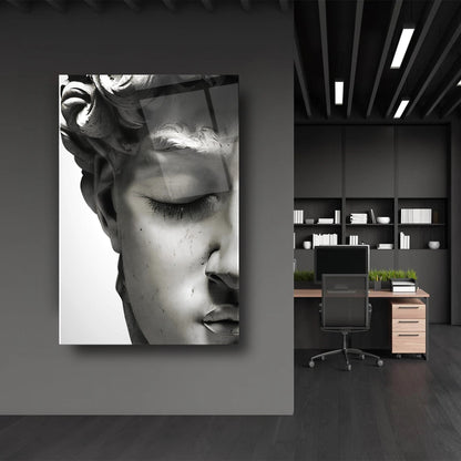 Davud Heykeli Cam Tablo