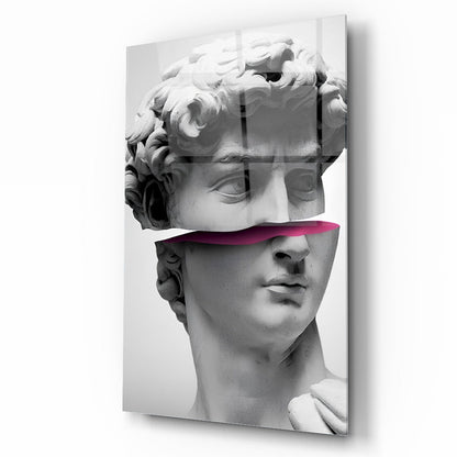 Davud Heykeli Cam Tablo