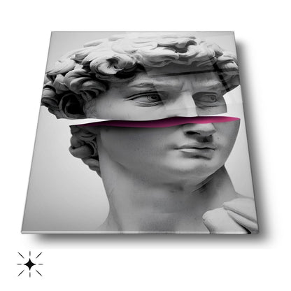 Davud Heykeli Cam Tablo