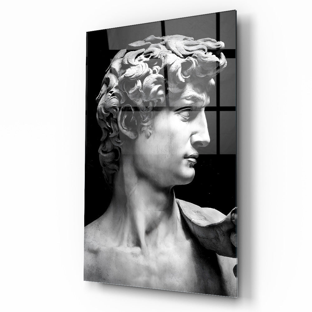 Davud Heykeli Cam Tablo