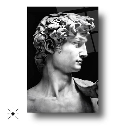 Davud Heykeli Cam Tablo