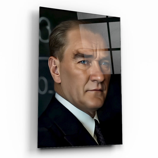Atatürk Portresi Cam Tablo