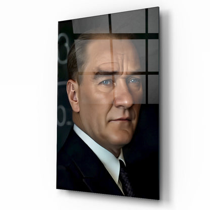 Atatürk Portresi Cam Tablo