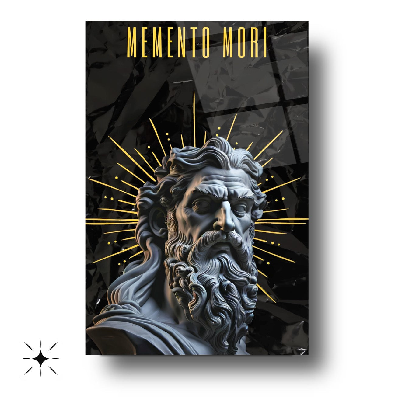 Memento Mori Heykel Cam Tablo