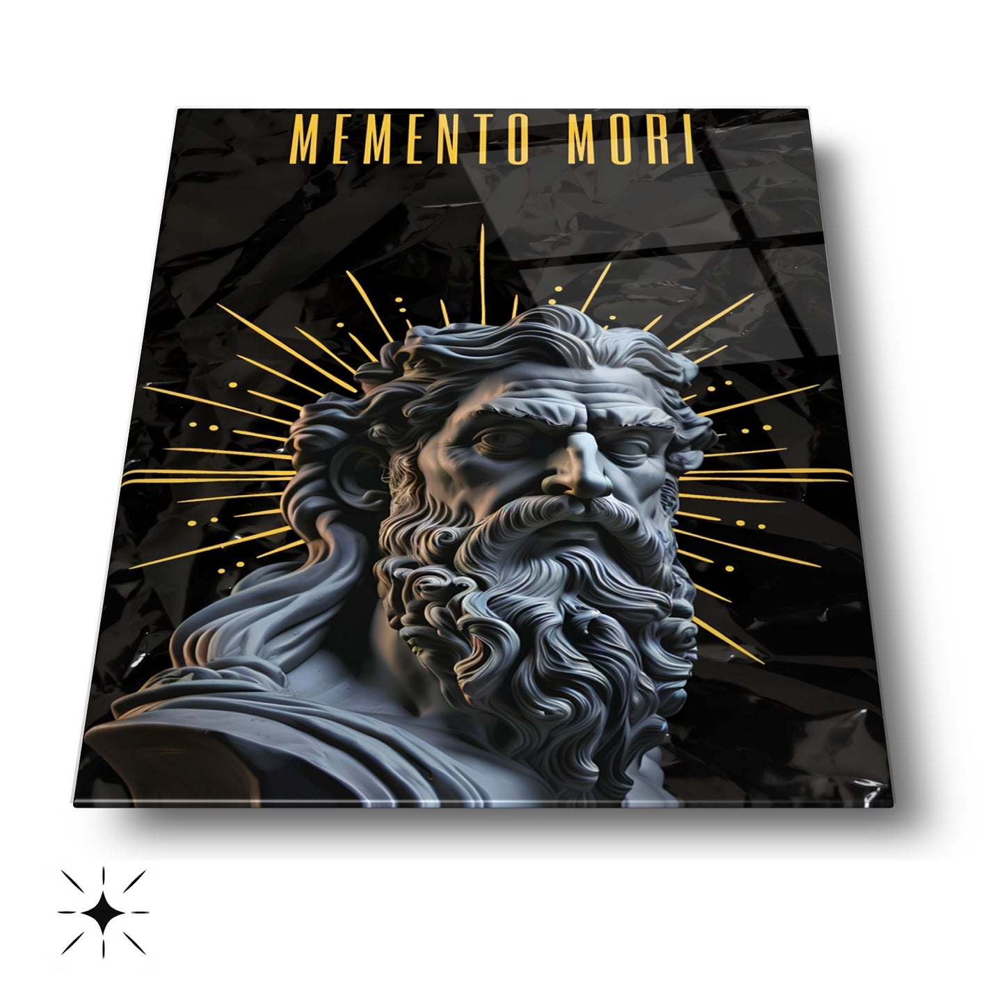 Memento Mori Heykel Cam Tablo