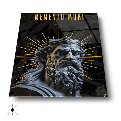 Memento Mori Heykel Cam Tablo