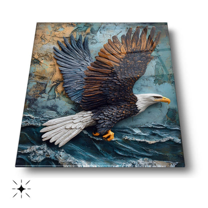 Uçan Kartal Cam Tablo