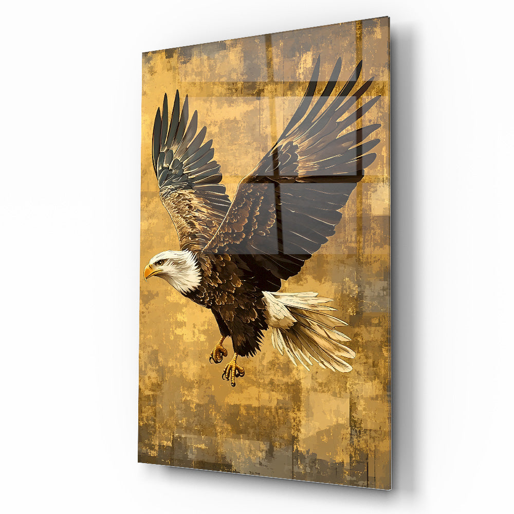 Gold Kartal Cam Tablo