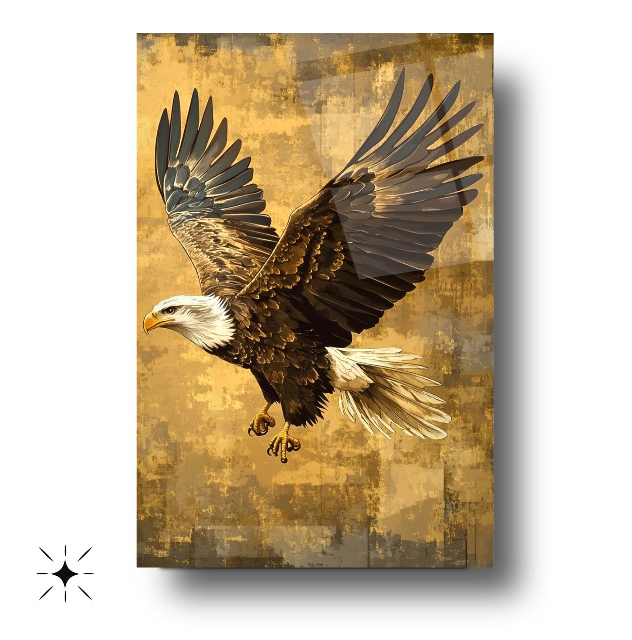 Gold Kartal Cam Tablo