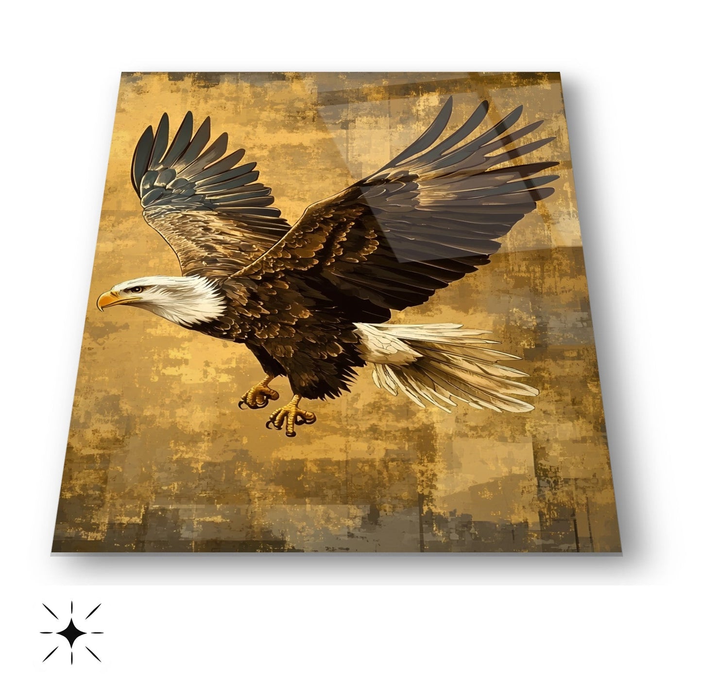 Gold Kartal Cam Tablo