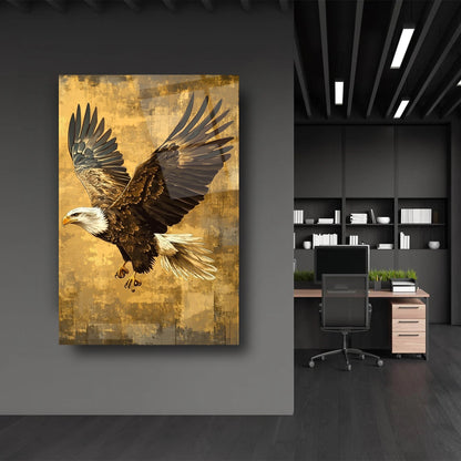 Gold Kartal Cam Tablo