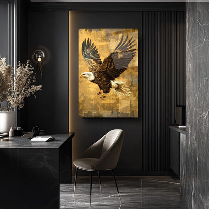 Gold Kartal Cam Tablo