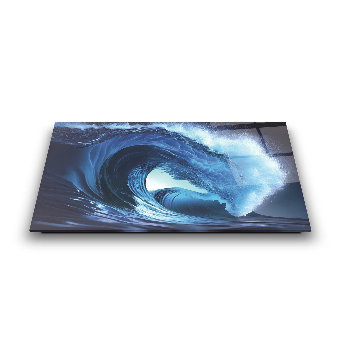 Deniz Dalgası Cam Tablo