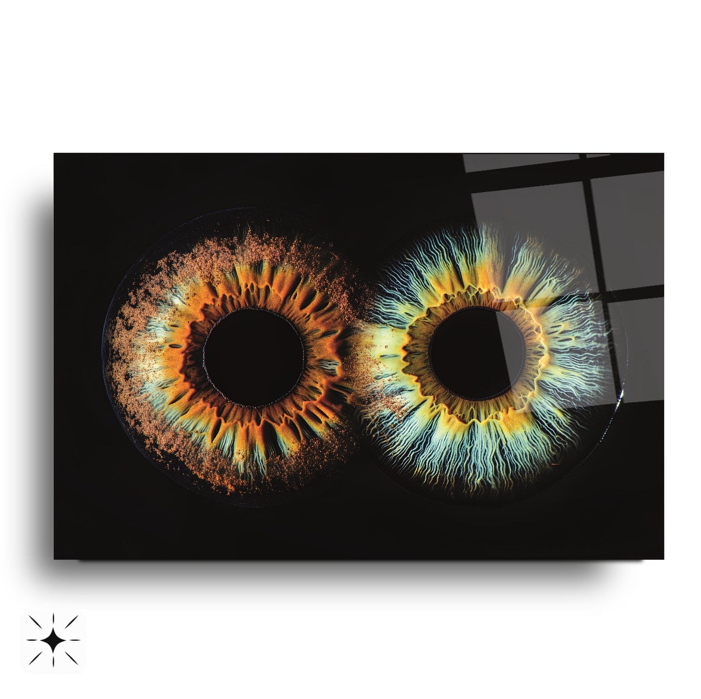 Göz Bebeği Cam Tablo