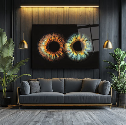 Göz Bebeği Cam Tablo