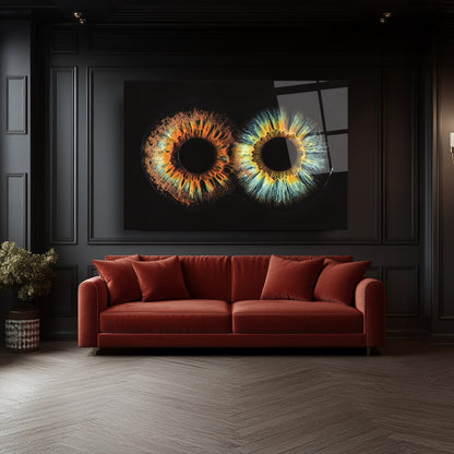 Göz Bebeği Cam Tablo
