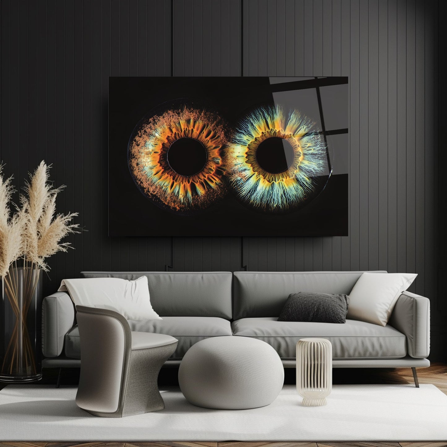 Göz Bebeği Cam Tablo