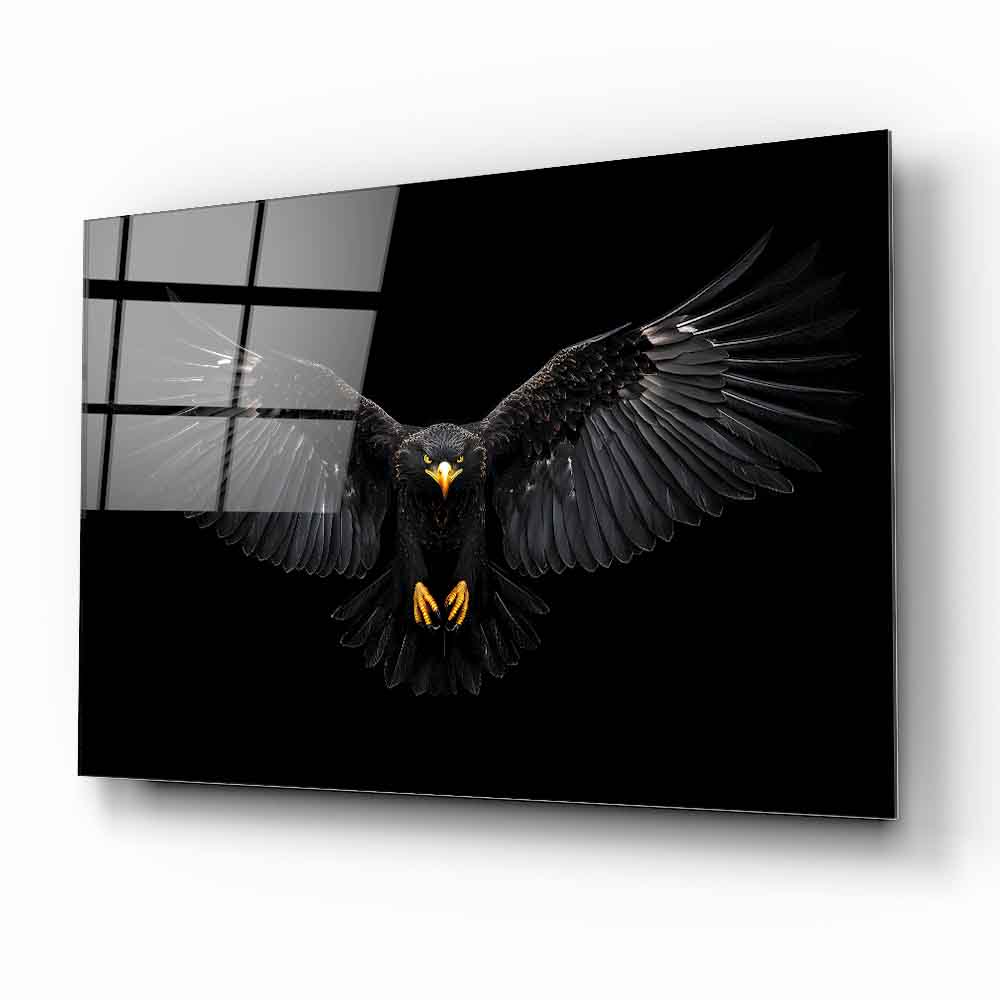 Kara Kartal Cam Tablo