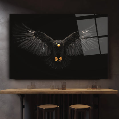 Kara Kartal Cam Tablo