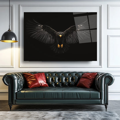 Kara Kartal Cam Tablo