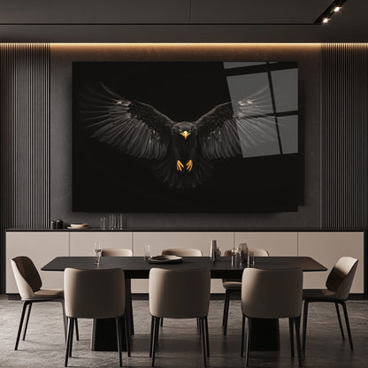 Kara Kartal Cam Tablo