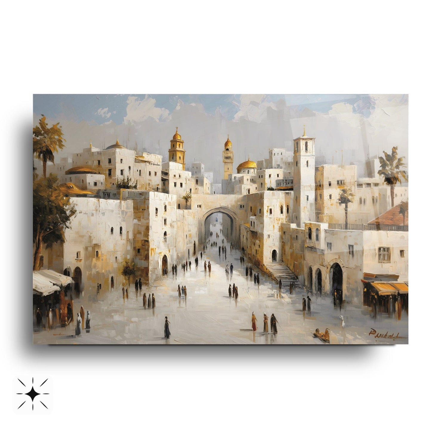 Eski Kudüs Cam Tablo