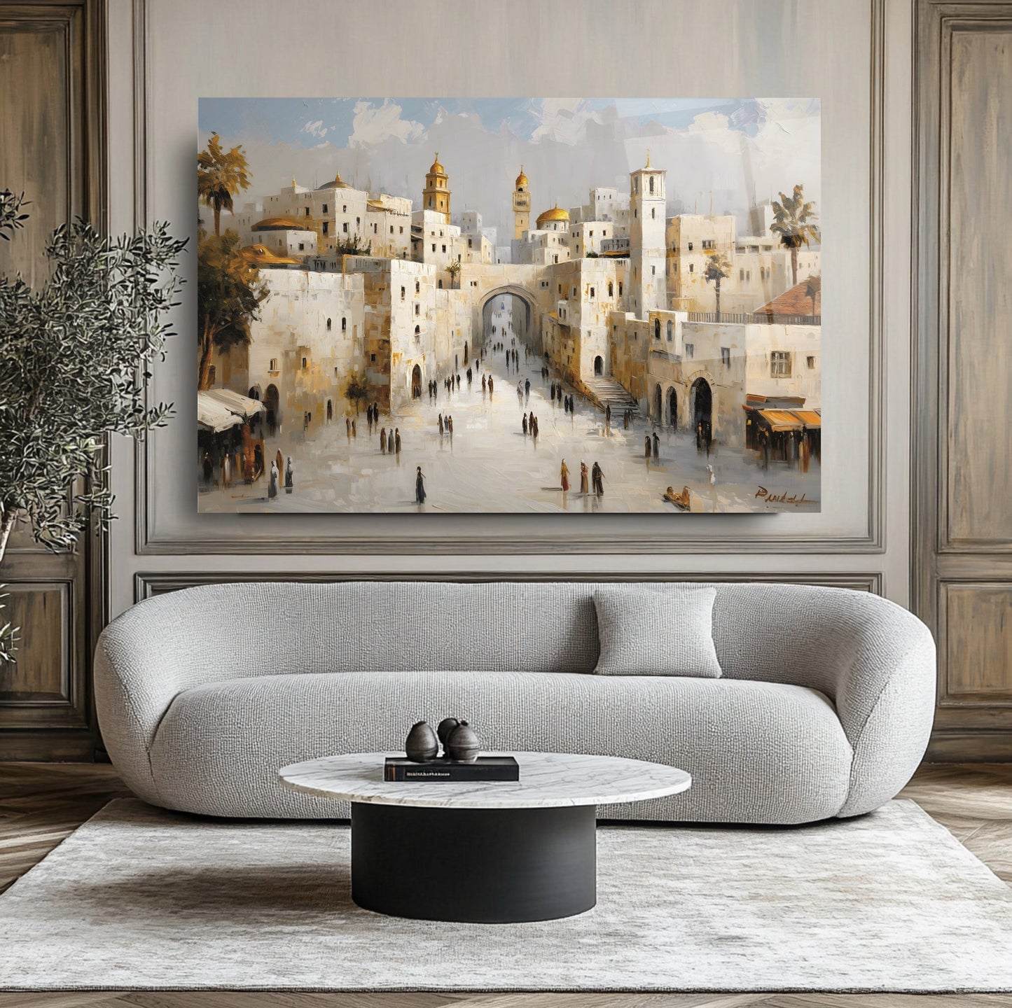 Eski Kudüs Cam Tablo