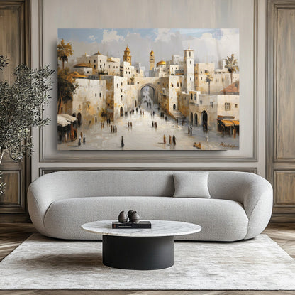 Eski Kudüs Cam Tablo