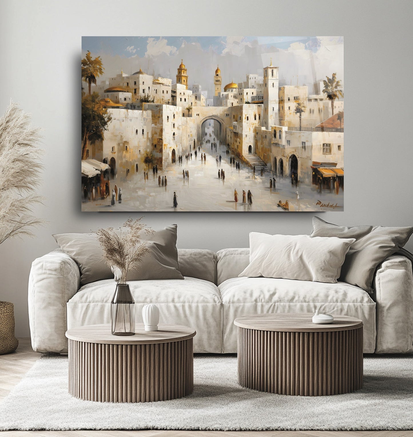 Eski Kudüs Cam Tablo