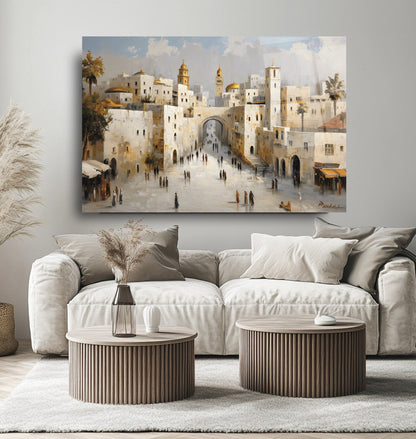 Eski Kudüs Cam Tablo